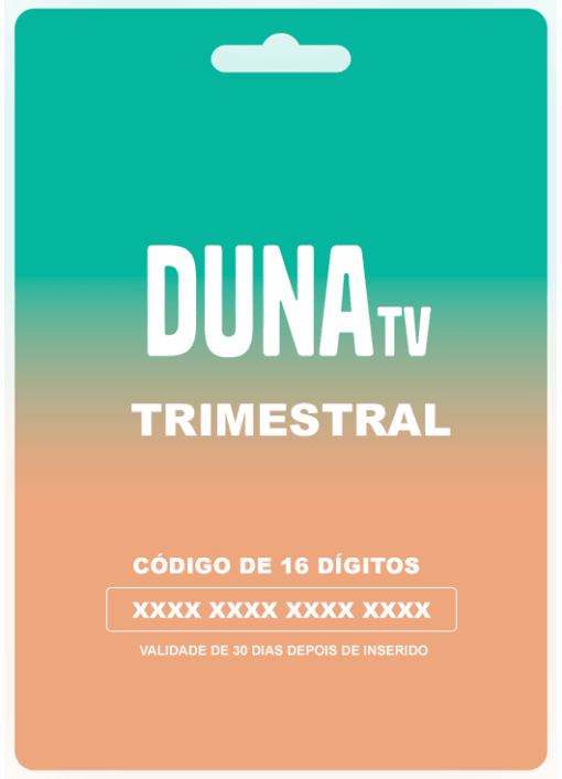 Gift Card Duna - Trimestral